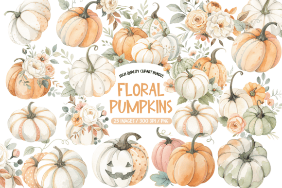 Download Autumn Florals Clipart - Floral Collection
