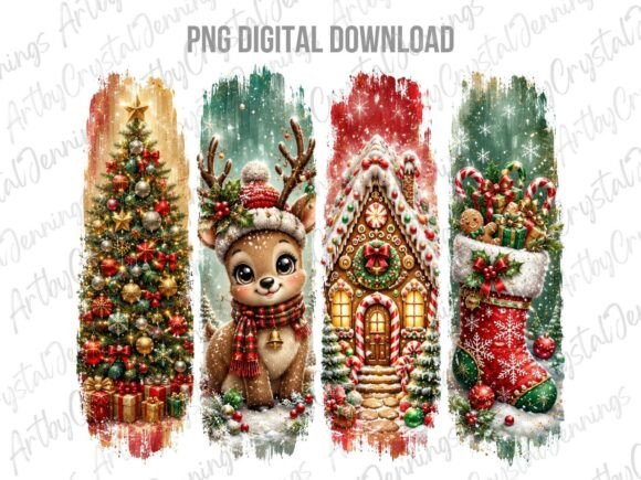 Download Christmas Holiday Watercolor Brushstroke - Brush Collection