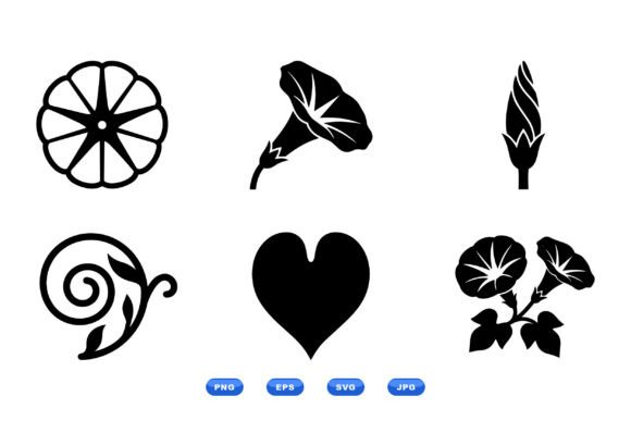 Download Morning Glory Floral SVG Pack - Floral Collection