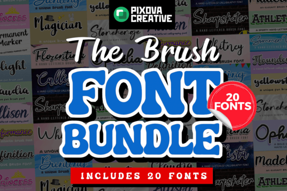 Download 20 Crafty Brush Bundle - Brush Collection
