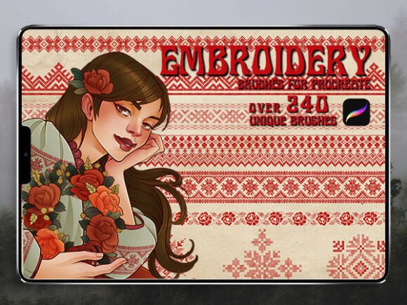 Download SLAVIC EMBROIDERY Brush Stamps Clothing - Brush Collection